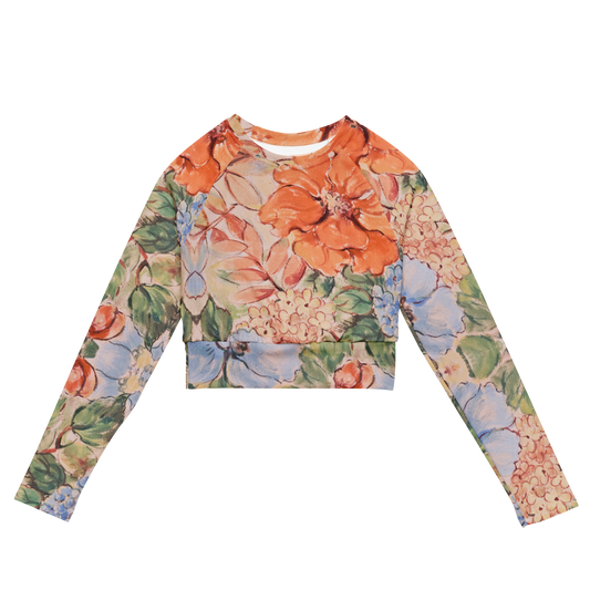 Long-sleeve crop top - Loravé Sustainable Clothing
