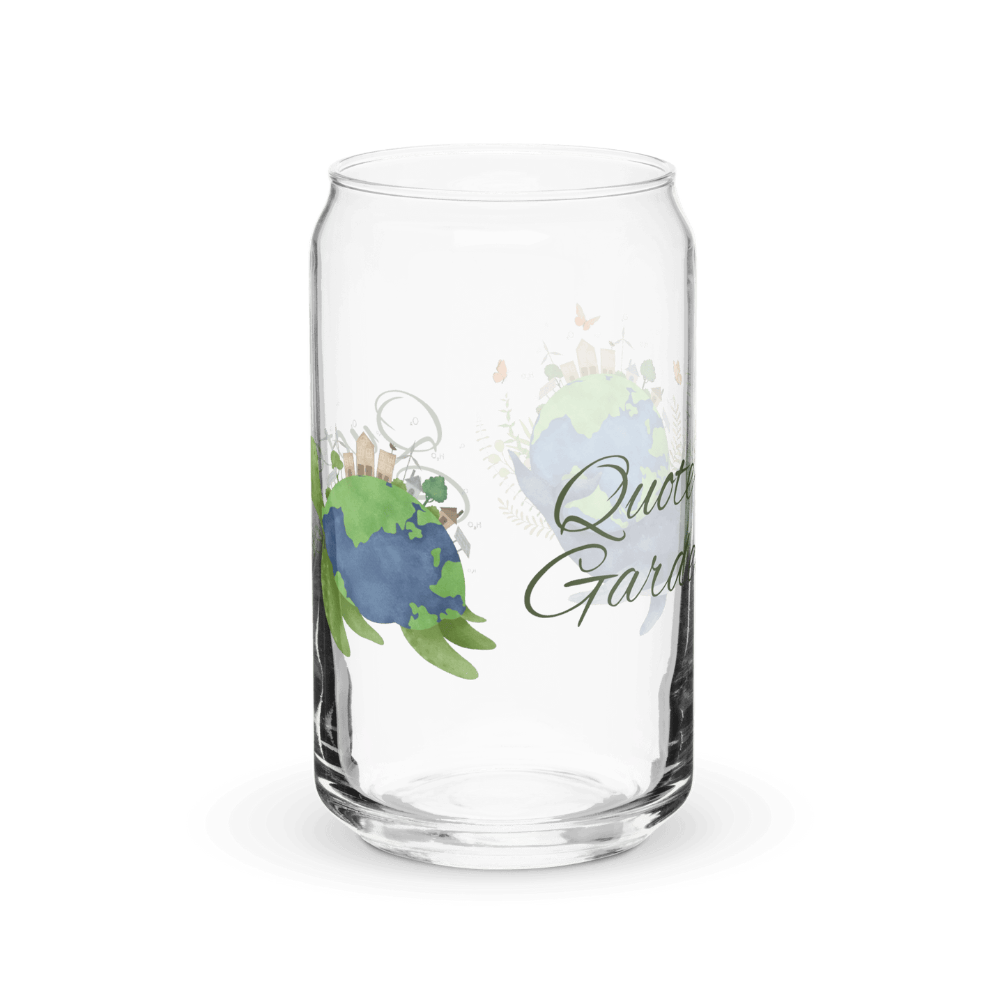 Quote Garden #04 - Can-shaped glass