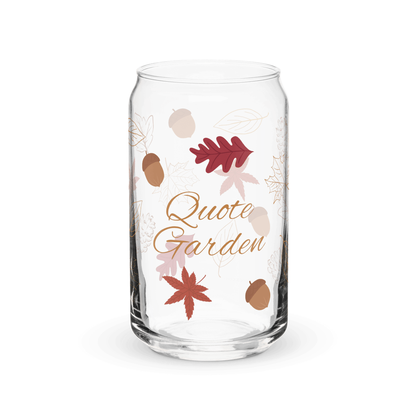 Autumn - Quote Garden - Can-shaped glass