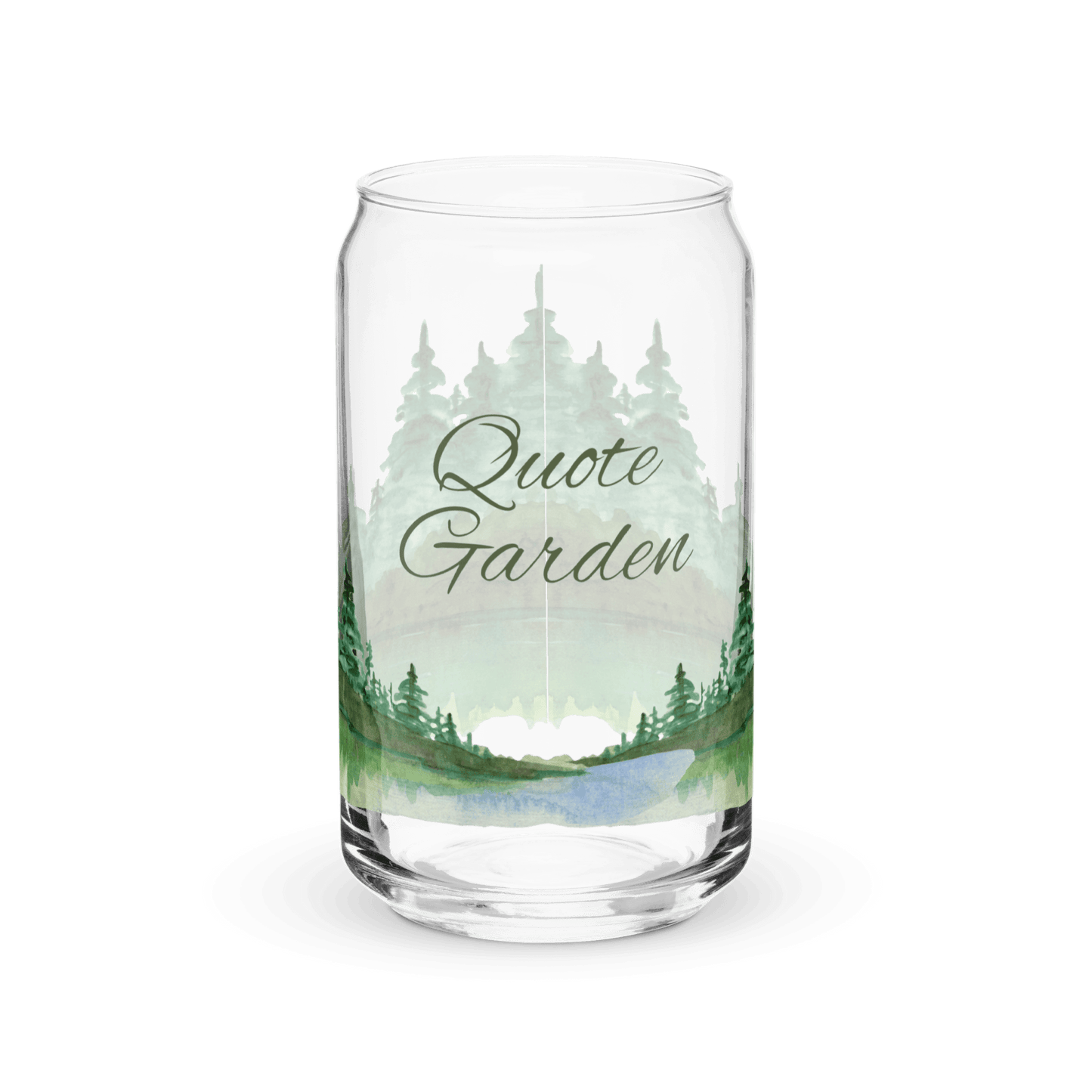 Quote Garden #03 - Can-shaped glass