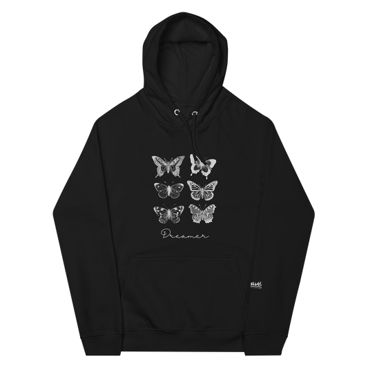 Dreamer #01 - Unisex eco raglan hoodie - Loravé Sustainable Clothing